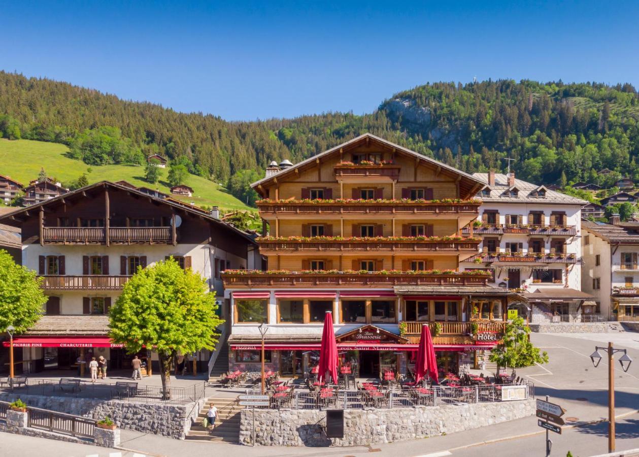 Hotel Logis La Croix-Saint-Maurice Le Grand-Bornand Exterior foto