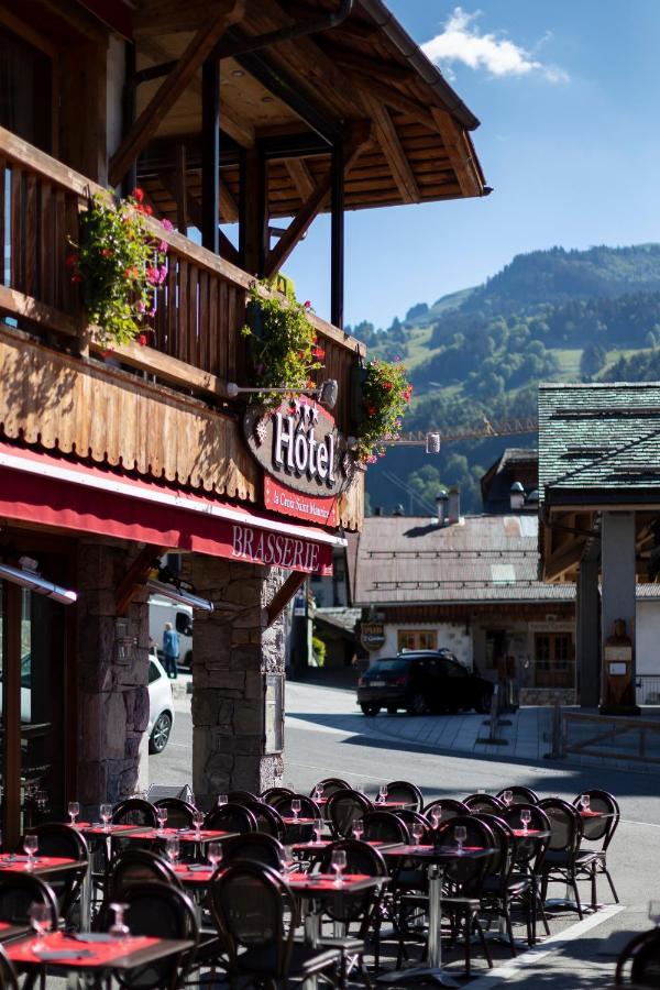 Hotel Logis La Croix-Saint-Maurice Le Grand-Bornand Exterior foto